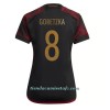 Camiseta de fútbol Alemania Leon Goretzka 8 Segunda Equipación Mundial 2022 - Mujer